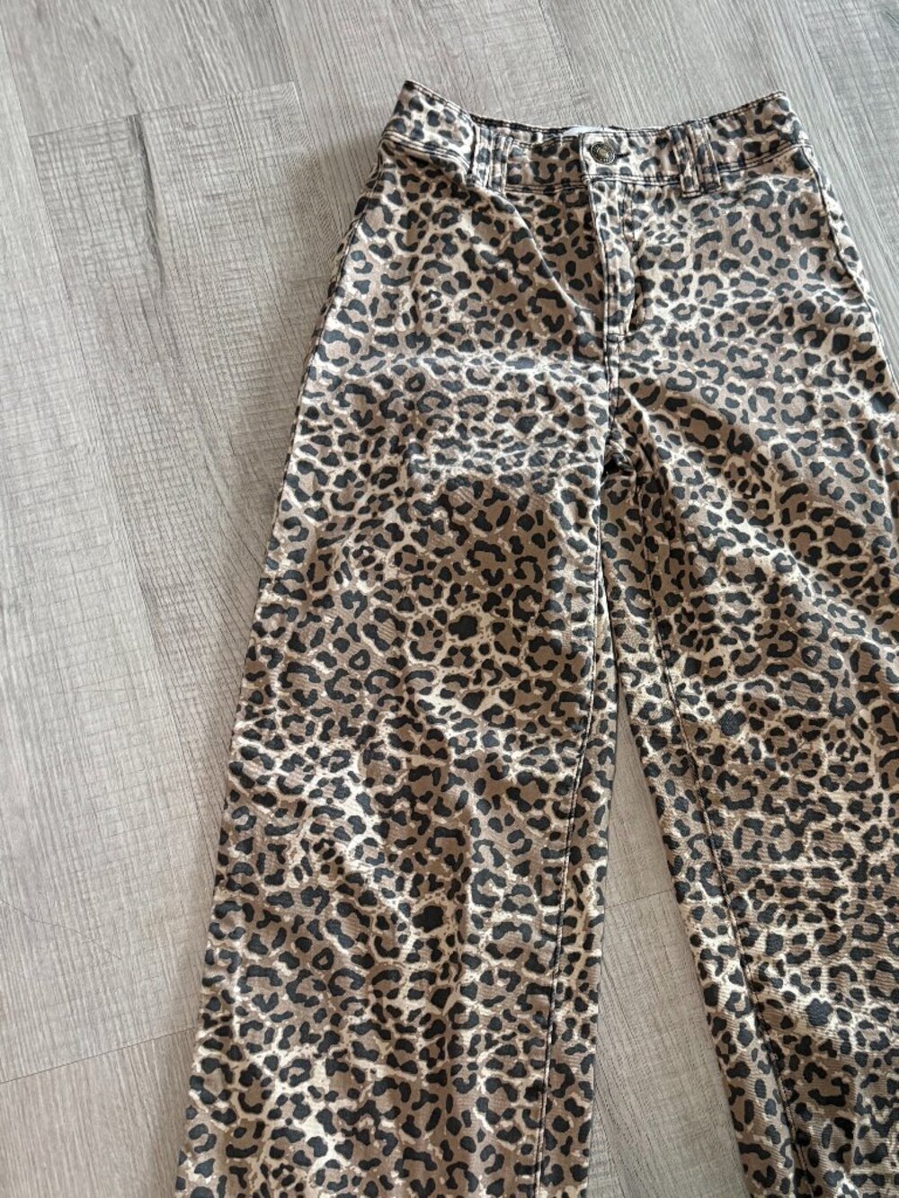 🐆 Jessica Simpson Olivia Leopard Wide Leg Pants – Girls Size 8